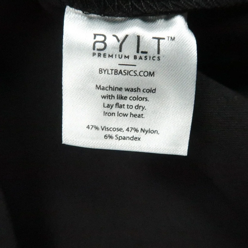 BYLT Basics Pullover Mens Small Black Elite Fairway Quarter Zip Athletic Golf